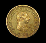 George III 1806 Gilt Proof Halfpenny - BMC 1362
