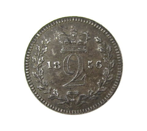 Victoria 1856 Maundy Twopence - NEF