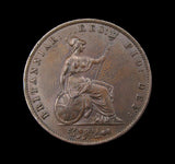 Victoria 1855 Halfpenny - GVF