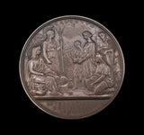 India 1883-84 Calcutta International Exhibition 76mm Medal - By Wyon