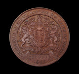 1911 Coronation Borough Of Derby 39mm Bronze Medal - By Dingley