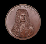 1855 Sir John Vanbrugh Art Union Of London 55mm Medal - By Wyon