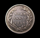 1796 Birth Of Princess Charlotte 22mm Silver Medal