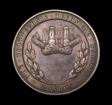 1907 London Polytechnic Technical Schools 57mm Silver Medal - By Restall