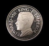 Australia 1936 Edward VIII Piedfort Silver Crown - By Hearn