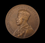 1933 British Sovereignty of The Falklands Centenary 36mm Medal - By Mackennal