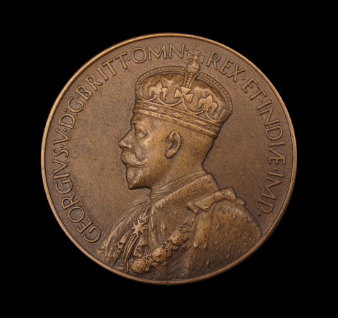 1933 British Sovereignty of The Falklands Centenary 36mm Medal - By Mackennal
