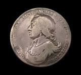 1653 Oliver Cromwell Lord Protector 38mm Silver Medal - By T. Simon