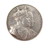 1902 Edward VII Coronation Rotherham 40mm Silver Medal - By Spink