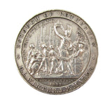 1902 Edward VII Coronation Rotherham 40mm Silver Medal - By Spink
