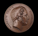 1842 Foundation of The New Royal Exchange 45mm Medal - By Stothard