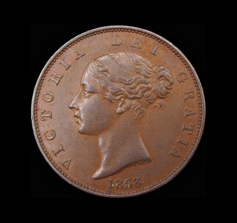 Victoria 1858/6 Halfpenny - NEF