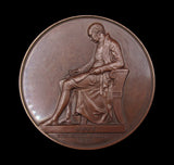 1843 Francis Chantrey Art Union 55mm Medal - By Wyon