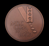 1990 Mint Directors Conference 63mm Medal - By The Royal Mint