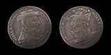 Germany 1614 Anti-Papal 'Devil & Pope' 30mm Satirical Silver Medal