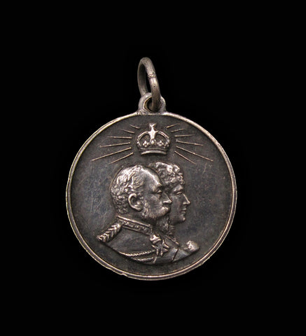 1902 Edward VII Coronation 20mm Silver Medal - By Holmes