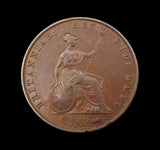 Victoria 1858/7 Halfpenny - NVF