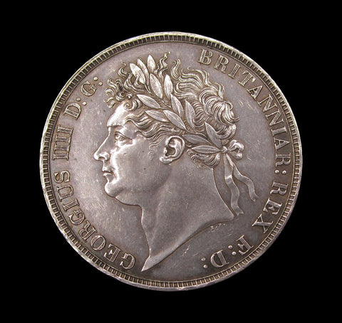 George IV 1821 Crown - GVF+