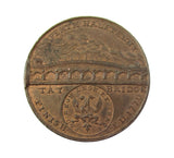 c.1797 Perth Tay-Bridge John Farrier Halfpenny Token - DH2