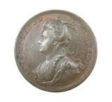 1707 Union Of England & Scotland 34mm Copper Medal - By Croker