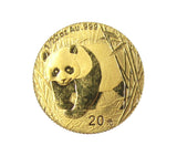 China 2002 1/20th Oz Panda Gold 20 Yuan - UNC