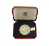 1947 George VI Visit To South Africa 38mm Silver Medal - By Royal Mint