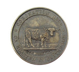 1902 Edward VII Coronation Clitheroe 32mm Silver Medal - By Vaughton