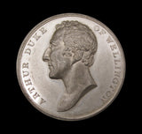 1844 Duke Of Wellington Royal Exchange 51mm Medal - By Davis
