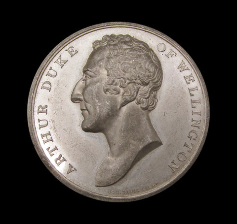 1844 Duke Of Wellington Royal Exchange 51mm Medal - By Davis