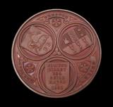 1882 Preston Guild Duke & Duchess Of Albany 51mm Medal - By Wyon