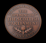 1999 Opening Of The Scottish Parliament 63mm Medal - By The Royal Mint