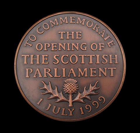 1999 Opening Of The Scottish Parliament 63mm Medal - By The Royal Mint