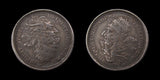 Germany 1614 Anti-Papal 'Devil & Pope' 30mm Satirical Silver Medal