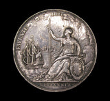 1667 Charles II Peace Of Breda 56mm Silver Medal - By Roettiers