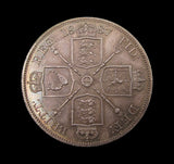 Victoria 1887 Double Florin - A/UNC