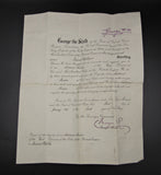 George VI O.B.E Order Of The British Empire Medal - Cased With Award Letter