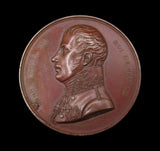 France 1814 Visit of King Frederick Wilhelm III to The Paris Mint 40mm Medal - By Gayrard