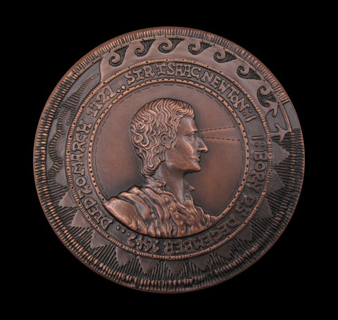 1992 Isaac Newton 350th Anniversary 63mm Medal - By The Royal Mint
