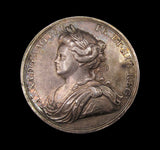 1713 Peace Of Utrecht 35mm Silver Medal - By Croker