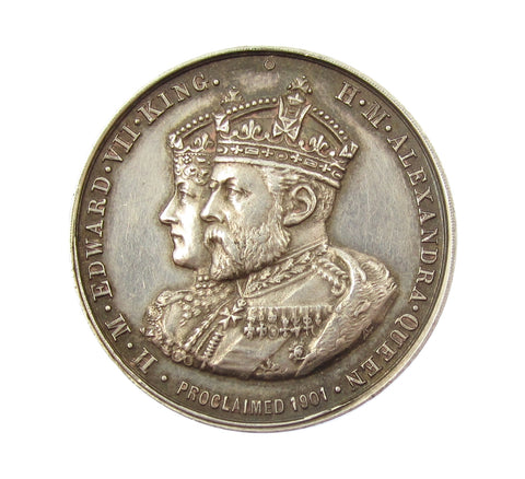 1902 Edward VII Coronation 32mm Medal - By Fenwick