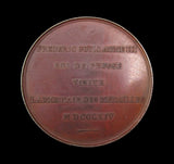 France 1814 Visit of King Frederick Wilhelm III to The Paris Mint 40mm Medal - By Gayrard