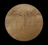 1906 Italy Milan Exhibition British Commission 61mm Medal