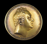1827 Duke Of Clarence Lord High Admiral 65mm Silver Medal