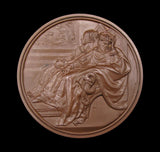 1878 Daniel Maclise Art Union 55mm Medal - By Wyon