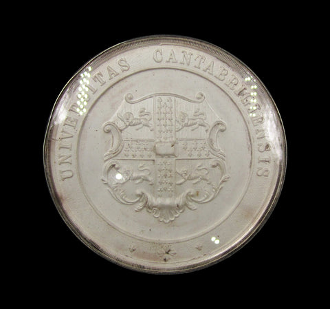 c.1900 Cambridge University Athletics 51mm Frosted Silver Medal