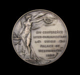 1906 Inter-Parliamentary Union Conference Silvered Medal - By Wyon