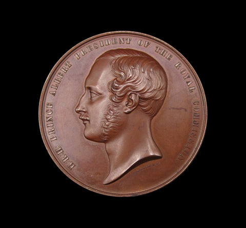 1851 Great Exhibition 44mm 'Exhibitor' Cased Medal - By Wyon