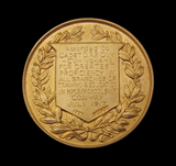 1917 Mercantile Marine Service Association 38mm Gold Medal - With O.B.E