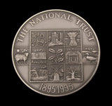 1995 National Trust Centenary 63mm Silver Medal - By The Royal Mint