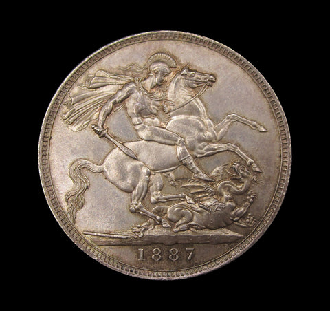 Victoria 1887 Crown - A/UNC